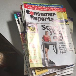 Vintage consumer reports lot 20